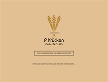 Tablet Screenshot of kruecken.com